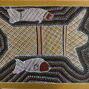 The west wind with fish and dugong